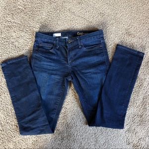 Gap 1969 straight leg dark wash jeans size 27 long